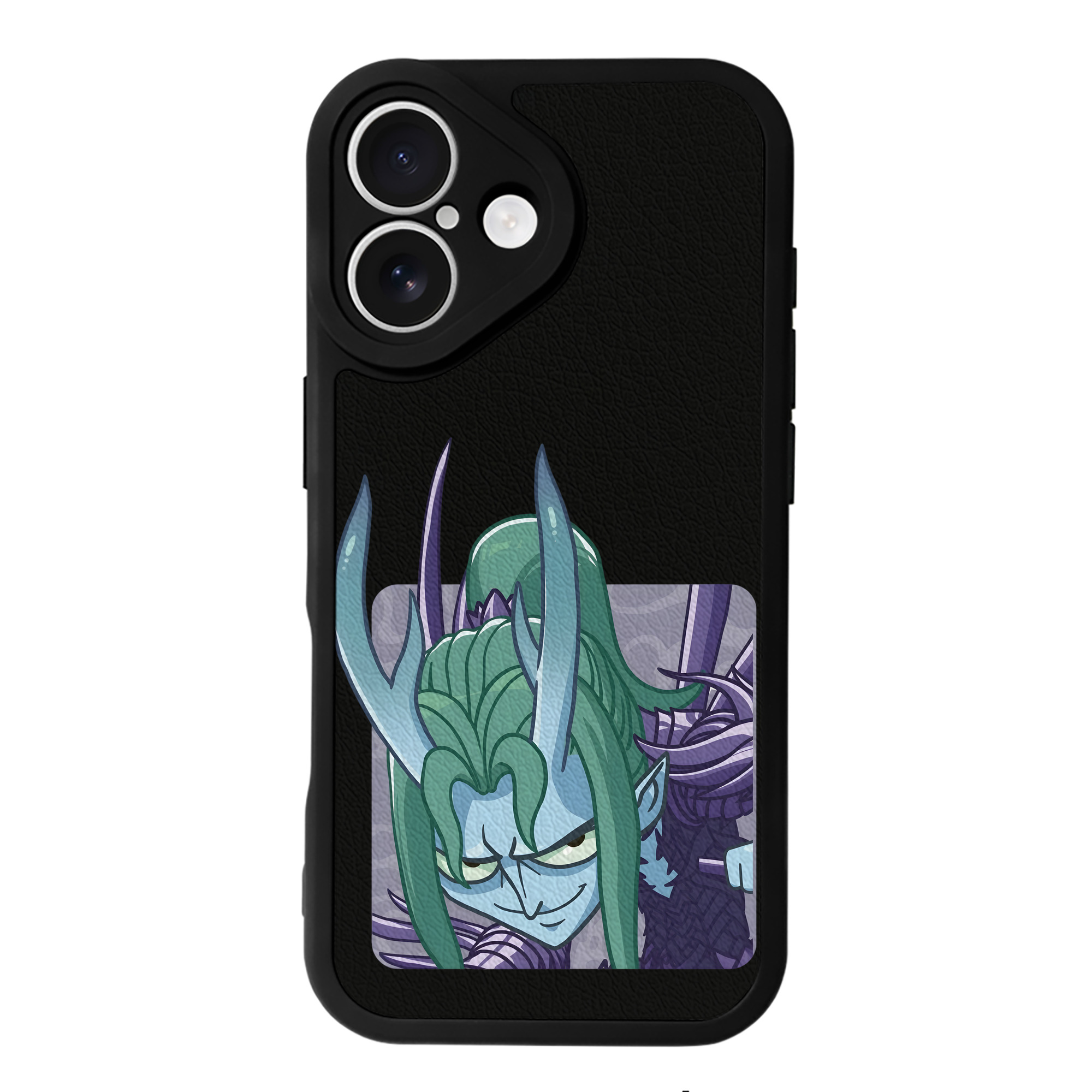 （画像用） Ne Zha 2 ナタ 魔童の大暴れ 【iPhone 16シリーズ対応】シリコンスマホケース（レザー調） 材質：シリコン